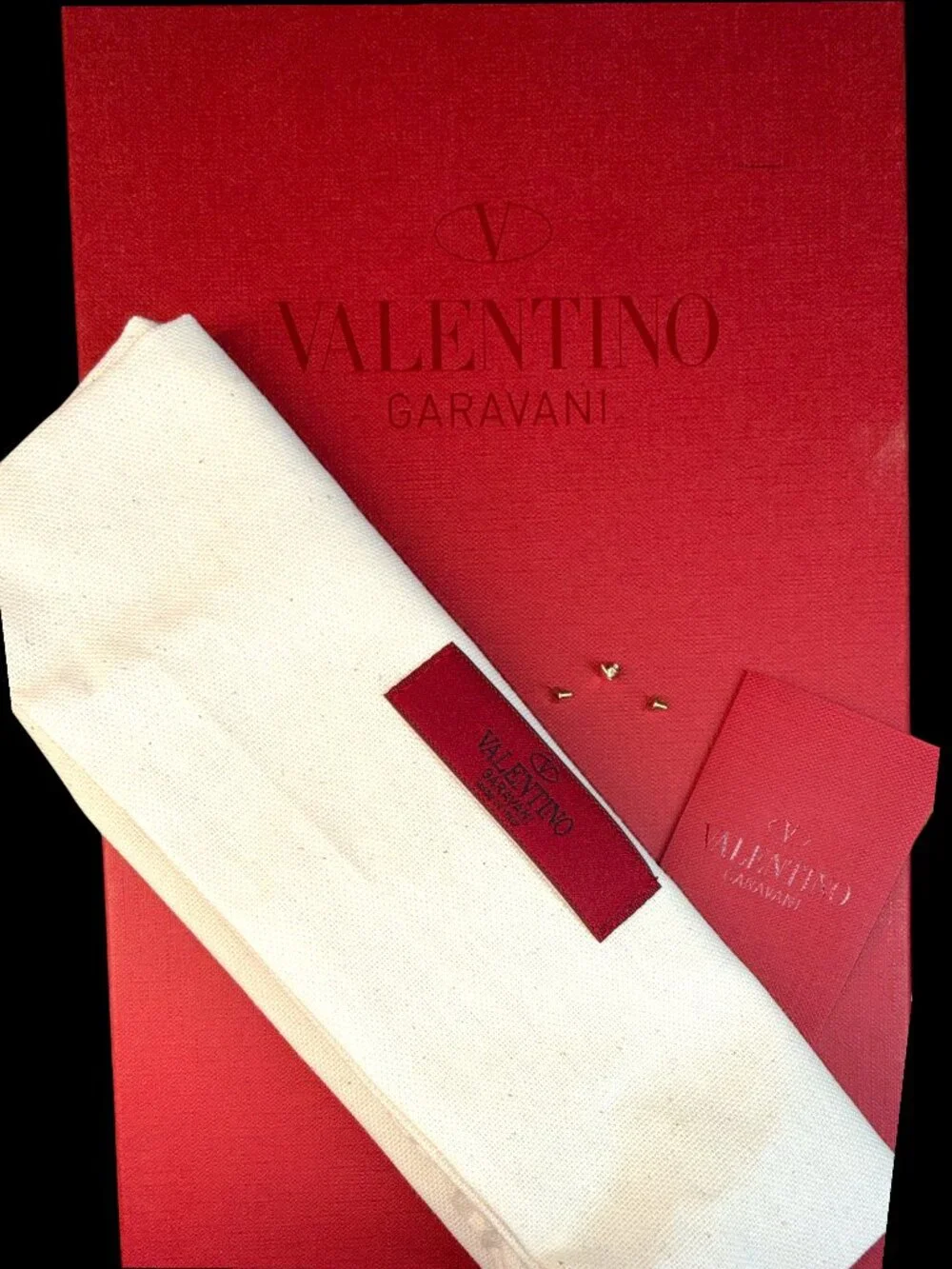 Valentino Garavani Multicolor Leather Parrot Rockstud Bag Charm Keychain w/COA
